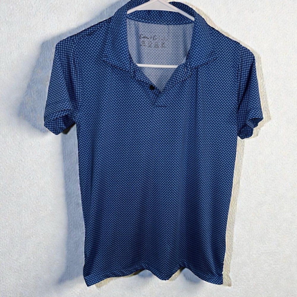 Cotton & Company Blue Kids Polo Shirt